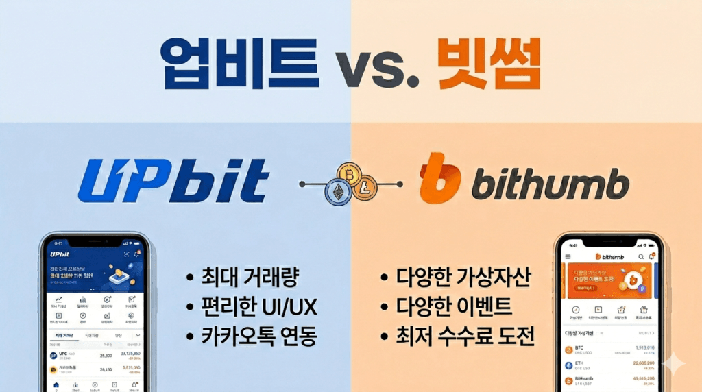 업비트 vs. 빗썸