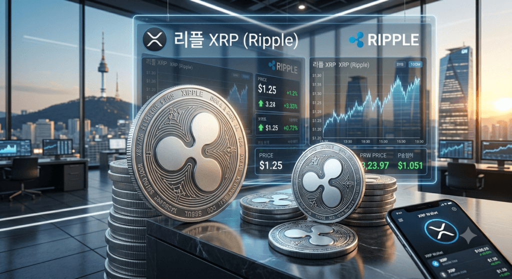 리플 XRP 업비트 거래량 1위 2026 한국 투자자 분석